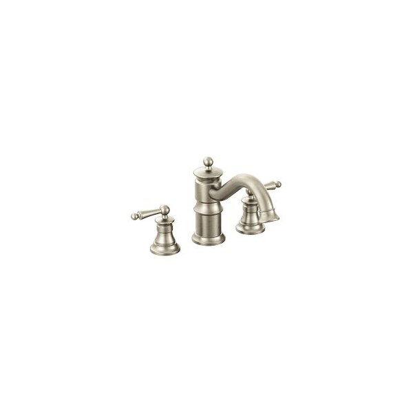 Brushed Nickel Two-Handle Roman Tub Faucet